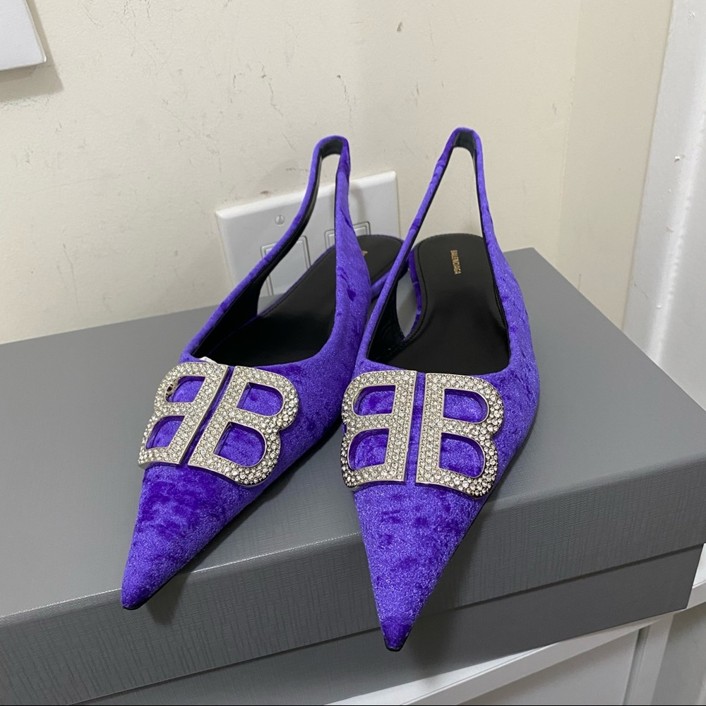Balenciaga BB slingback flats - Picture 7 of 13